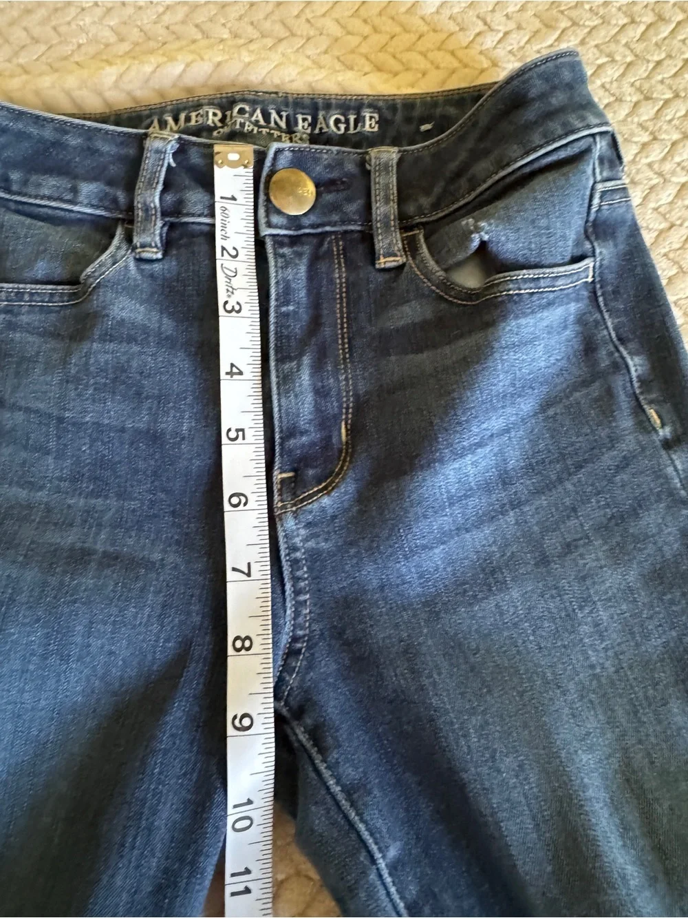 American‎ Eagle Outfitters Dark Blue Women's Jeggings Size 0